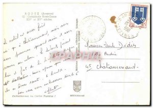 Postcard Modern Rodez Cathedrale Notre Dame