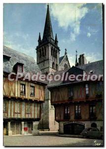 Modern Postcard The Colors Britain in Vannes Place Henri IV and the Cathedral