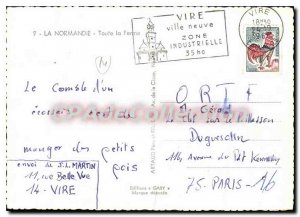 Modern Postcard Normandy entire Farm