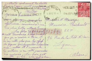 Old Postcard Nice Carnival bridge