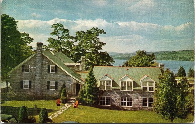 Basin Harbor Club Lake Champlain Vermont VT Postcard VTG UNP Vintage Unused 