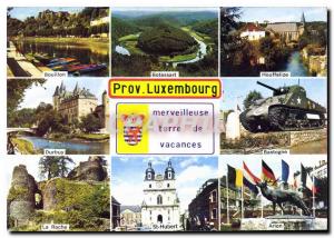 Modern Postcard Province of Luxembourg Bastogne Bouillon Botazssart Tank Tank...