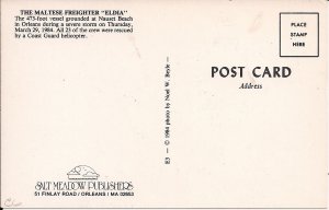 Orleans MA Cape Cod, Ship Wreck, Freighter Eldia, Helicopter, Nauset 1984