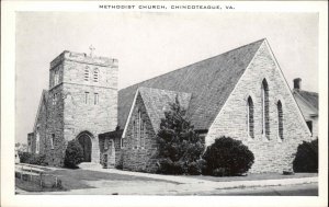 Chincoteague Virginia VA Methodist Church Vintage Postcard