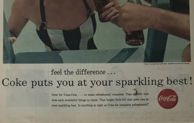 Effetto The Difference Coke Puts You Presso il Tuo Brillanti Best Coca-Cola Vtg