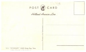 S.S. Ryndam  Holland-America Line