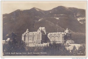 RP, C.P.R. Banff Springs Hotel, Banff, Canadian Rocks, Alberta, Canada, 1920-...