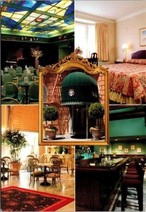 Multi View Interior Room Dining Bar York Hotel San Francisco California Postcard