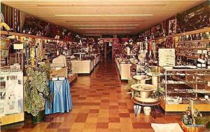 MACKINAW CITY, MICHIGAN Miller's Restaurant Gift Room Interior 2643 postcard