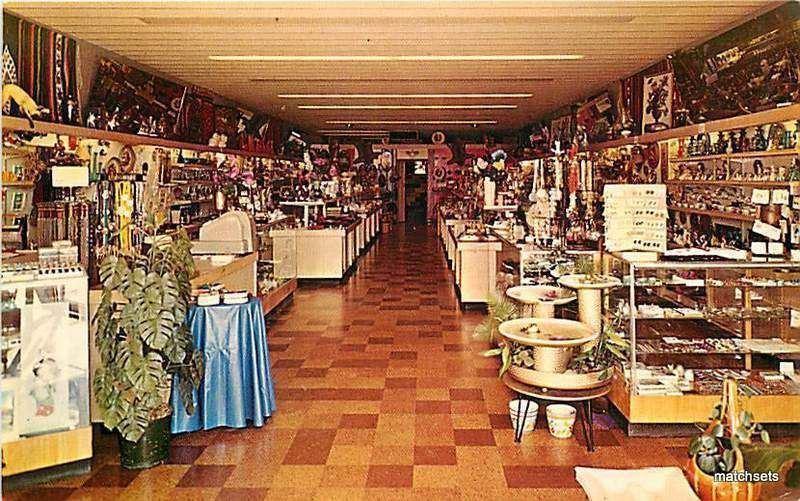 MACKINAW CITY, MICHIGAN Miller's Restaurant Gift Room Interior 2643 postcard