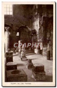 Old Postcard Cluny Les Thermes