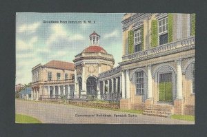 Ca 1938 PPC Govt Building In Spanish Town Jamaica BWI Used