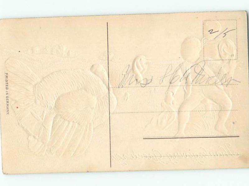 Pre-Linen Black Americana KIDS ENCOUNTER THANKSGIVING TURKEY AC0381