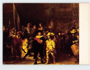 Postcard The Nightwatch By Rembrandt, Rijksmuseum, Amsterdam, Netherlands