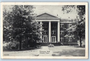 1948 Pulaski Tennessee Vintage Postcard Hall Building Field Trees Entrance View