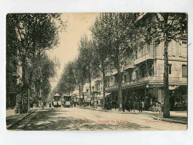 3083157 FRANCE Nice Avenue de la Gare CAFE TRAM Vintage PC