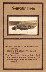 G6/ Red Lake Falls Minnesota RPPC Postcard c1910 the Point