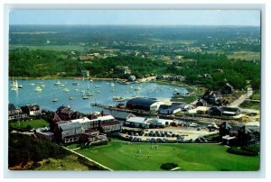 c1950 Aerial View of Wychmere Harbor, Massachusetts MA Postcard 