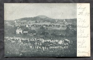 h2812 - SUGAR LOAF NY 1907 Panoramic View. Orange County