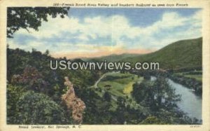 French Broad River in Hot Springs, North Carolina