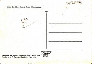 BF28179 jour de fete a isotry tana  madagascar types front/back image