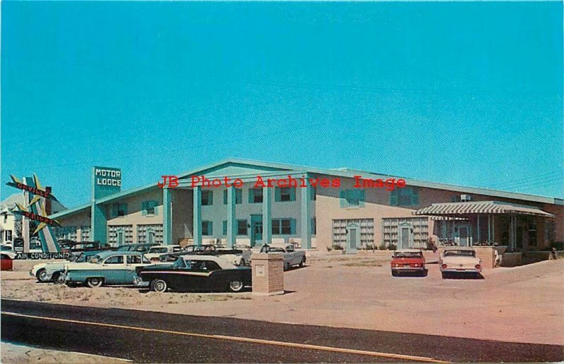 NC, Nags Head Beach, North Carolina, Orville Wright Motor Lodge, 50s