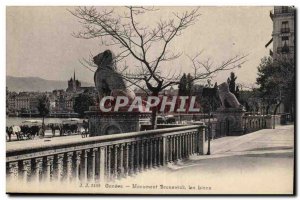 Switzerland-Switzerland-Geneve- Geneva- the Brunswick Monument Post Card Old ...