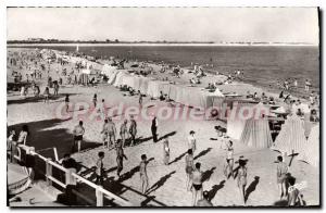 Postcard Old La Tranche Sur Mer Beach