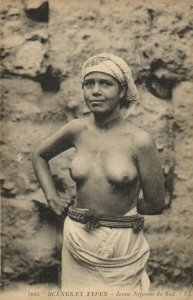 PC CPA ETHNIC NUDE YOUNG FEMALE TYPE, SOUTH AFRICA (b5305)