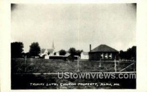 Real Photo - Trinity Luth. Church Property - Alma, Missouri MO  