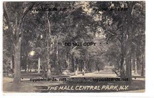 RPPC, The Mall Central Park NY