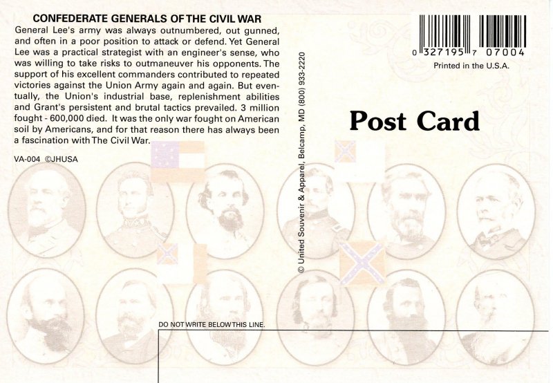 Confederate Generals, 1861-1866