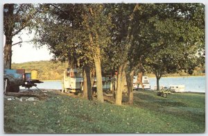 Vintage Hunting Camp Postcard Land Between The Lakes Kentucky