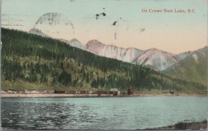 Postcard On Crows Nest Lake BC Canada