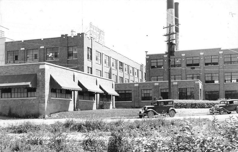 Fremont Michigan~The Plant Where Baby Food Is Made~Gerber's~RPPC 1930s Cars PC