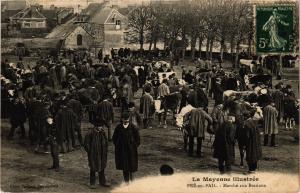 CPA AK Pré-en-Pail - Marché aux Bestiaux (192662)