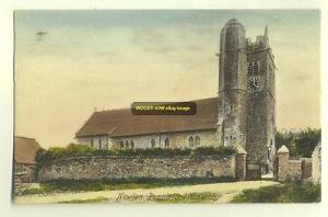 cu0730 - Newton Poppleford Church , Devon - postcard