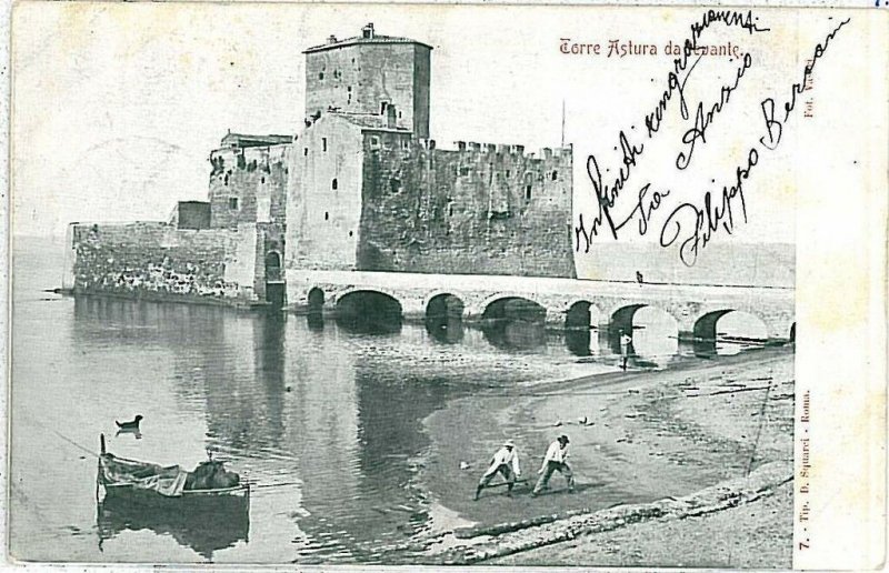 VINTAGE POSTCARD: ROME - ANZIO 1903-