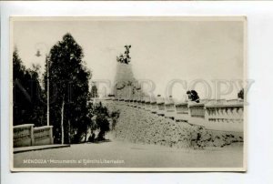 424077 Argentina MENDOZA Monumento al Ejercito Libertador Vintage photo postcard