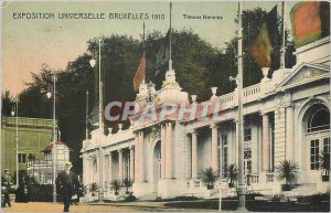 Old Postcard BRUSSELS EXPO 1910 f�minins Works