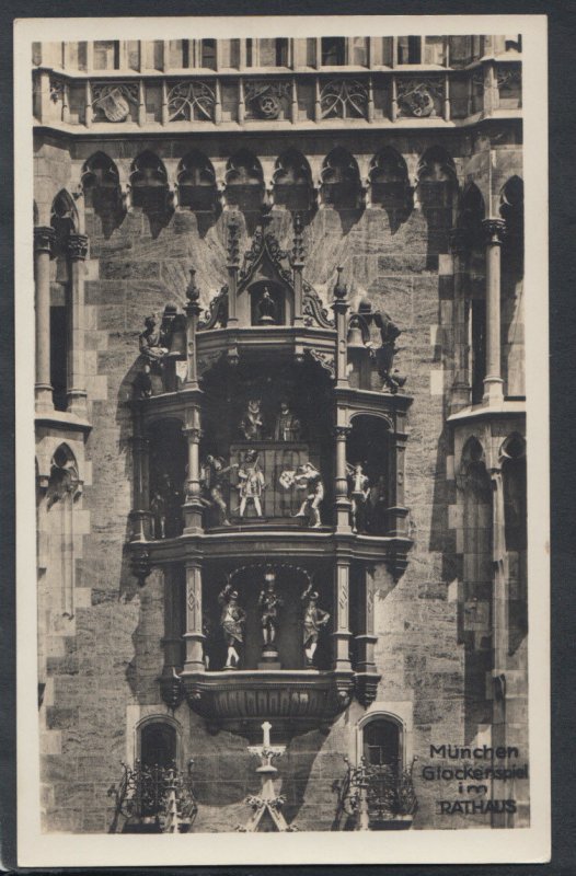 Germany Postcard - Munich - Munchen Glockenspiel im Rathaus  T2524