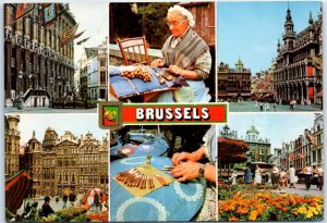 Postcard - Greetings from Brussels, Belgium