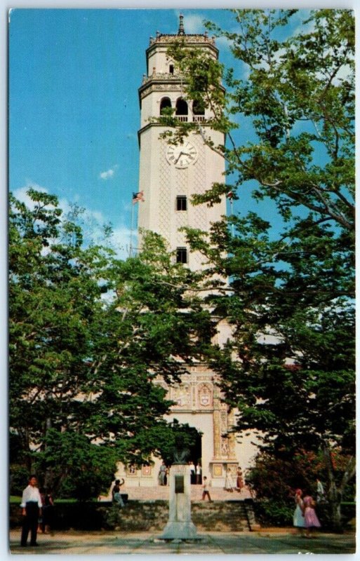 Postcard - Tower of Administration Building of the University of Puerto Rico