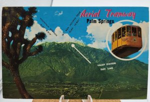 Aerial Tramway Palm Springs California Vintage Postcard