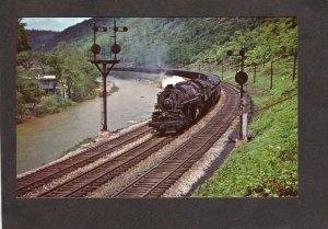 MD Baltimore and & Ohio Railroad Train 7154 Cumberland Maryland Postcard