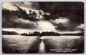 West Virginia~Blennerhassett Island~B&W Photo~Publ JM Tavenner~Vintage Postcard