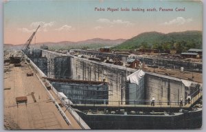 Panama Canal Zone, Pedro Miguel Locks looking South - 