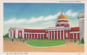 New York World's Fair 1939 Section Of The Court Of States