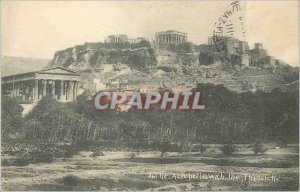 Postcard Ancient Acropolis with the Theseion