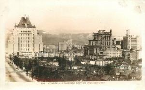 Business Section Hotel 1940s Vancouver BC Canada RPPC real photo Sutton 5521